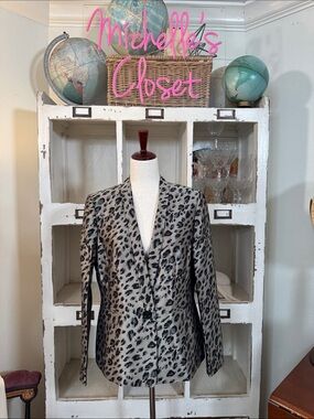 Nipon boutique animal print jacket